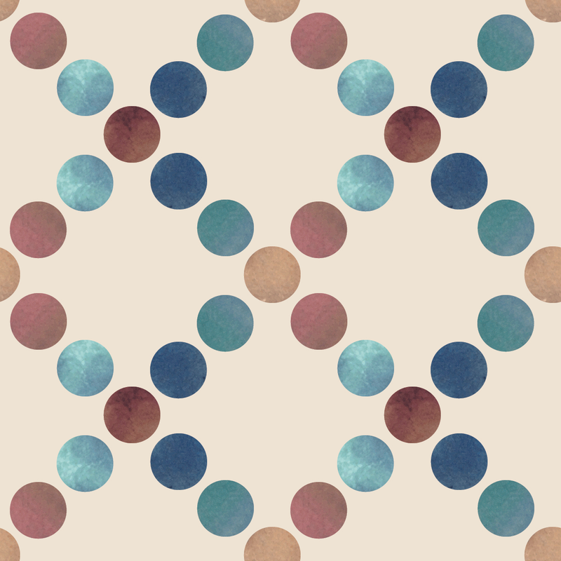 Stylish Multicolored Circles Wallpaper