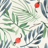 Leaves and Dog Rose Wallpaper