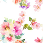 Watercolored Flowers Wallpaper