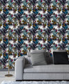Voguish Exotic Palm Leaves Wallpaper Tasteful