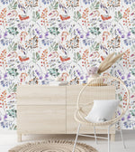 Light Leaves Pattern Wallpaper
