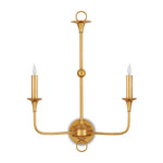 Currey and Company Nottaway Gold Large Wall Sconce 5000-0214