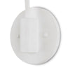 Currey and Company Basket White Swing-Arm Wall Sconce 5000-0219