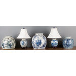 Lovecup Blue and White Porcelain Jar Scarlett Table Lamp L202
