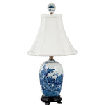 Lovecup Blue and White Lidded Jar Lamp Porcelain Chloe Table Lamp L206 BRAND NEW