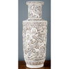 Lovecup Carved Porcelain Vase 27" Tall x 11" Wide