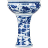 Lovecup BLUE AND WHITE BASIN WITH PORCELAIN BASE(2 PIECES) L294