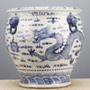 Lovecup Classic Porcelain Blue and White Fishbowl Vase L480