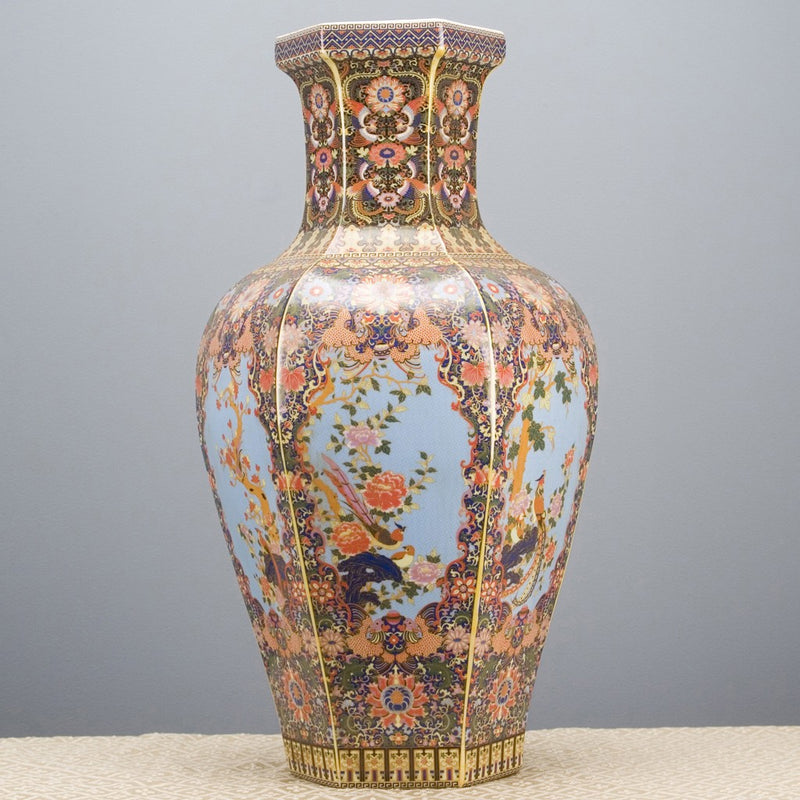 Lovecup Malan Handpainted Porcelain Vase L0498