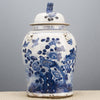 Lovecup CLASSIC PORCELAIN JAR-BLUE AND WHITE BIRD SCENE L519