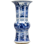 Lovecup Blue And White Flower Porcelain Vase L567