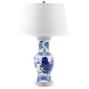 Lovecup Blue and White Fishtail Vase Table Lamp L895
