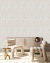 Beige Dashes Wallpaper