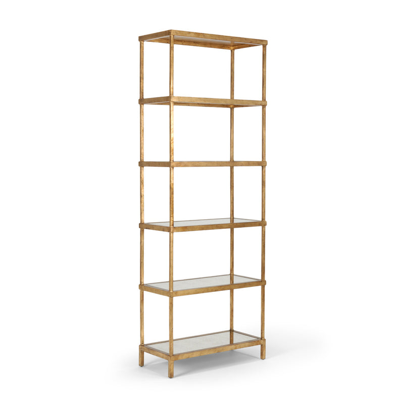 Lovecup Iron With Antique Gold Leaf Finish Etagere L711
