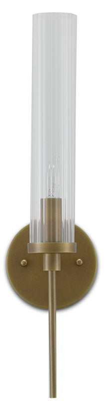 Currey and Company Bellings Brass Wall Sconce 5800-0004