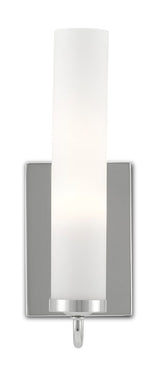 Currey and Company Brindisi Nickel Wall Sconce 5800-0011