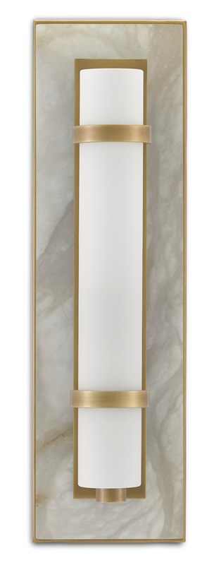 Currey and Company Bruneau Brass Wall Sconce 5800-0016
