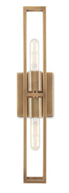 Currey and Company Bergen Brass Wall Sconce 5800-0019