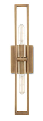 Currey and Company Bergen Brass Wall Sconce 5800-0019