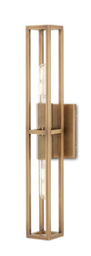 Currey and Company Bergen Brass Wall Sconce 5800-0019