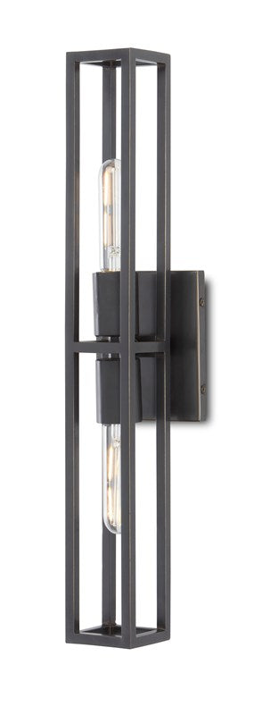 Currey and Company Bergen Bronze Wall Sconce 5800-0021