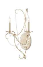 Currey and Company Crystal Lights Silver Wall Sconce 5980 - LOVECUP