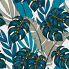 Dark Blue Monstera Wallpaper