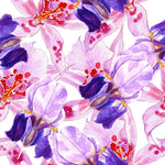 Purple Irises Wallpaper