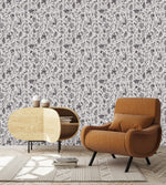 Black and White Meadow Flowers  Wallpaper