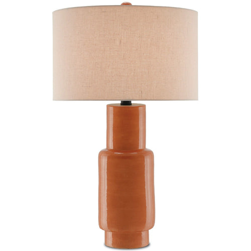 Currey and Company Janeen Table Lamp, Orange 6000-0192 - LOVECUP