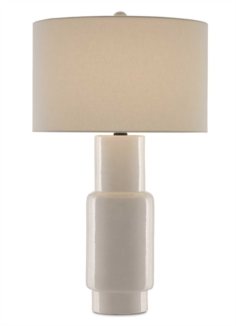 Currey and Company Janeen Table Lamp, White 6000-0300