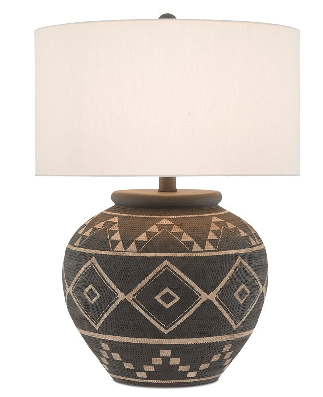 Currey and Company Tattoo Terracotta Table Lamp 6000-0539