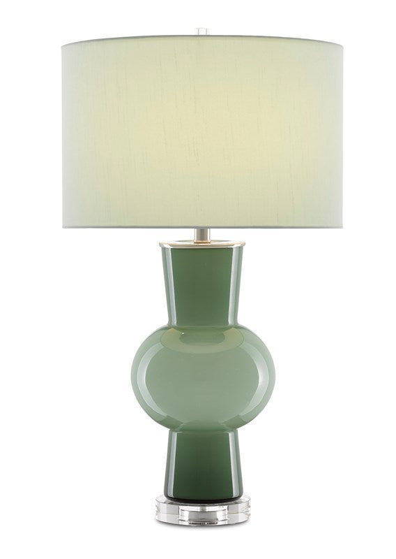 Currey and Company Duende Green Table Lamp 6000-0606