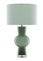 Currey and Company Duende Green Table Lamp 6000-0606