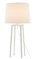 Currey and Company Rowan White Table Lamp 6000-0630