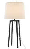 Currey and Company Rowan Black Table Lamp 6000-0631