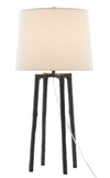 Currey and Company Rowan Black Table Lamp 6000-0631