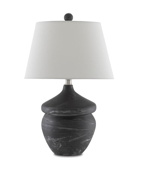 Currey and Company Vitellina Black Table Lamp 6000-0670