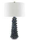 Currey and Company Sunken Blue Table Lamp 6000-0683