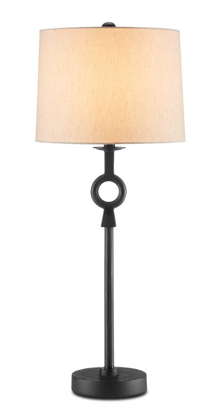 Currey and Company Germaine Black Table Lamp 6000-0697