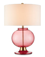 Currey and Company Jocasta Red Table Lamp 6000-0717