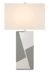 Currey and Company Clarice Nickel Table Lamp 6000-0724