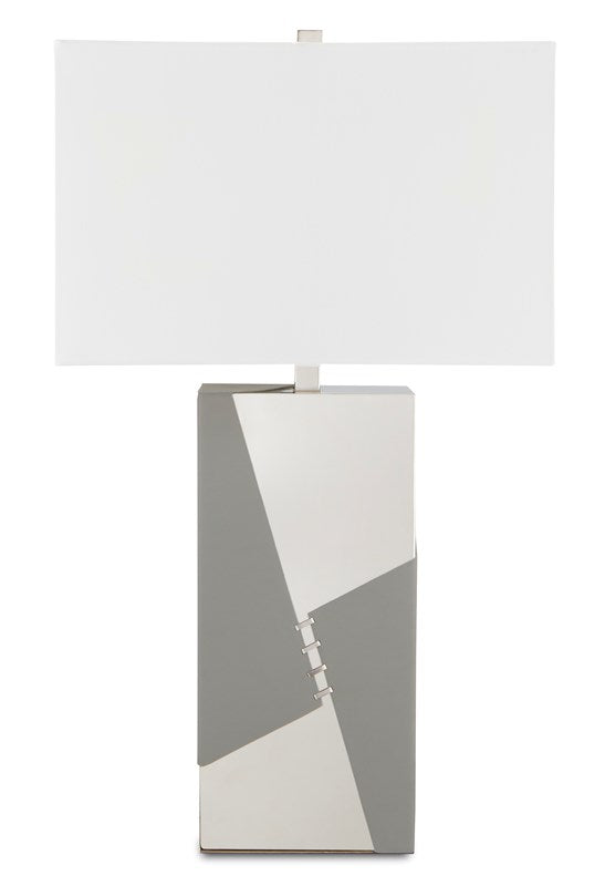 Currey and Company Clarice Nickel Table Lamp 6000-0724