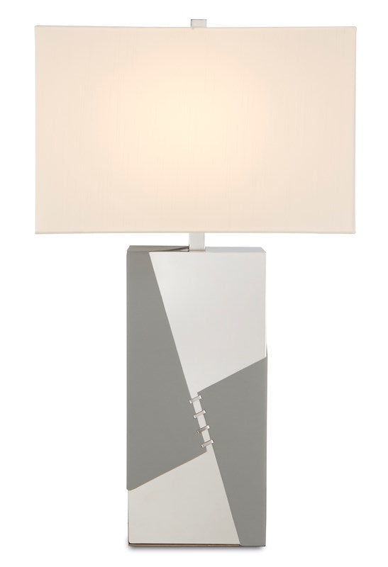 Currey and Company Clarice Nickel Table Lamp 6000-0724