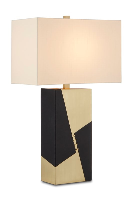 Currey and Company Clarice Brass Table Lamp 6000-0725
