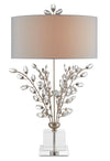 Currey and Company Forget-Me-Not Silver Table Lamp 6000-0727
