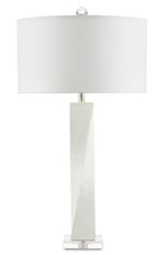 Currey and Company Chatto White Table Lamp 6000-0746