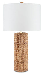 Currey and Company Azores Natural Table Lamp 6000-0753
