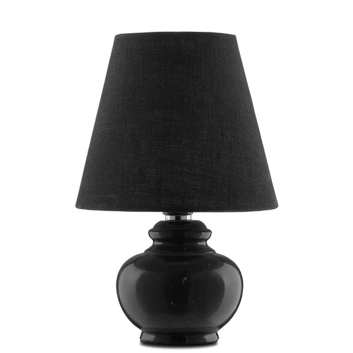 Currey and Company Piccolo Black Mini Table Lamp 6000-0807