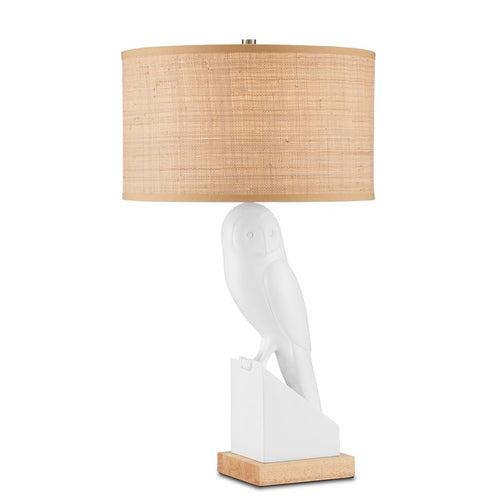 Currey and Company Snowy Owl Table Lamp 6000-0816